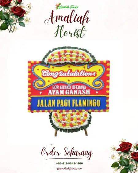 Sewa Papan Bunga Biaung
